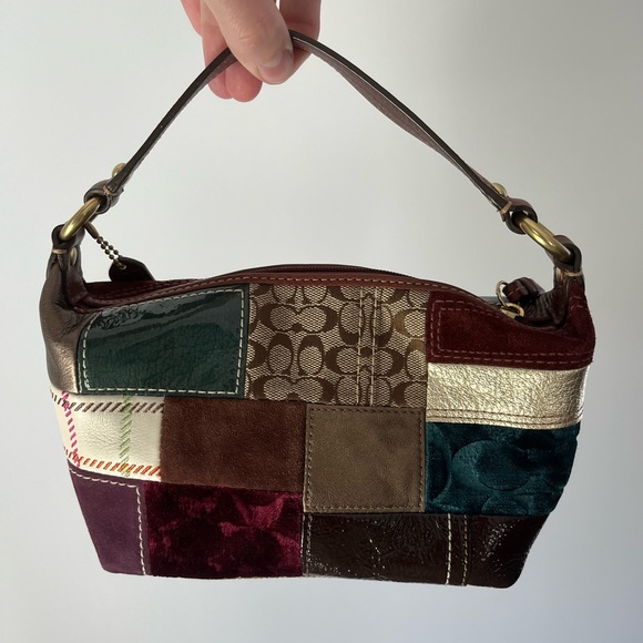 Vintage Mini top handle Coach patch purse - Picture 2 of 10